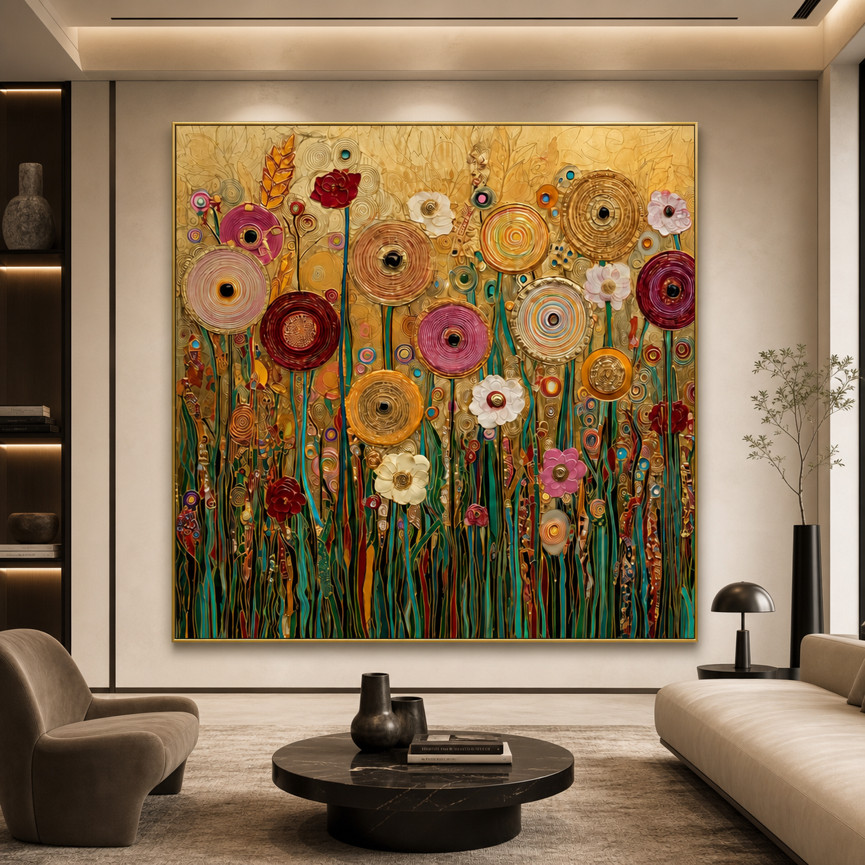 Luminous Floral Garden