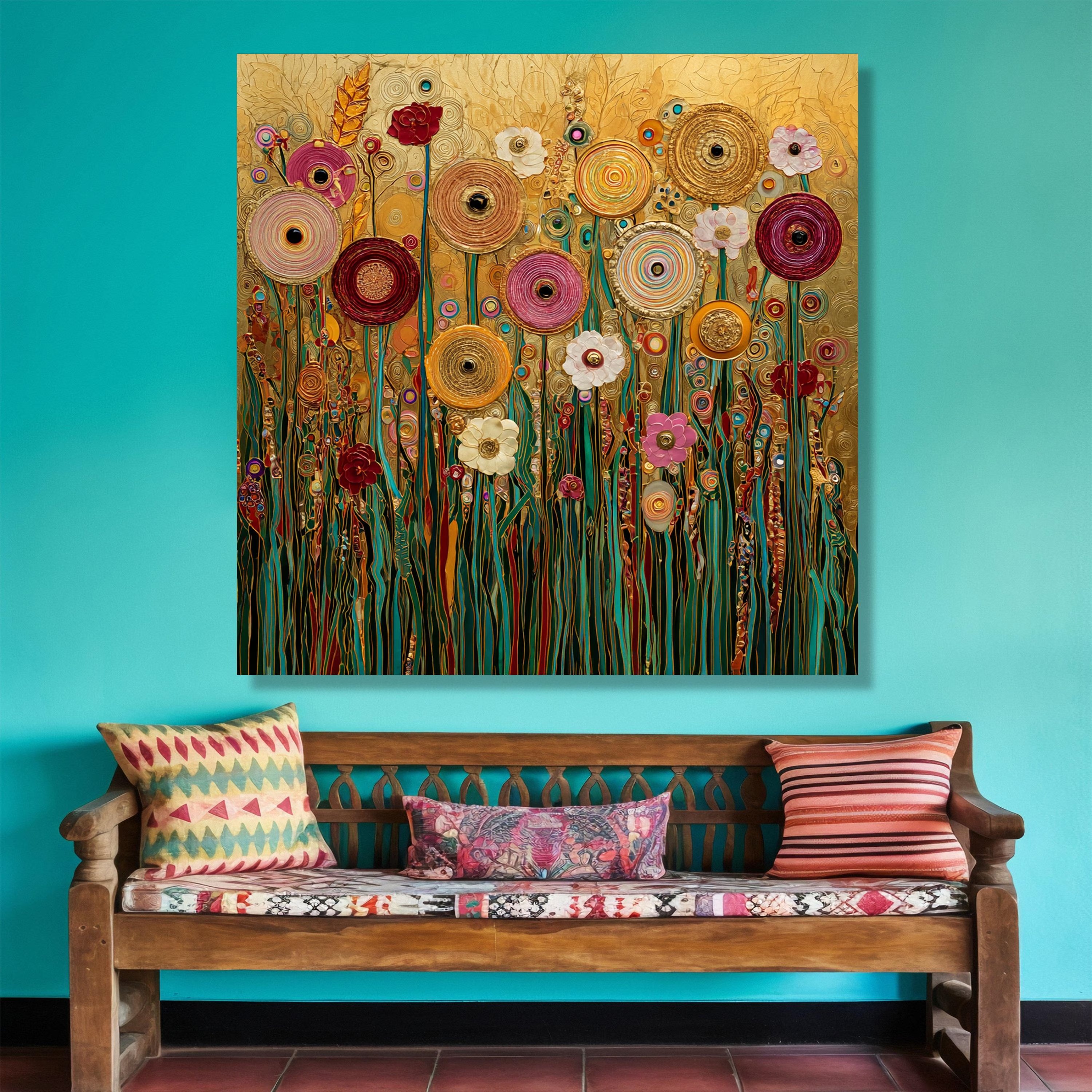 Luminous Floral Garden