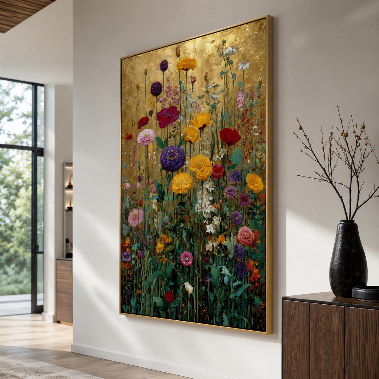 Symphony of Golden Blossoms