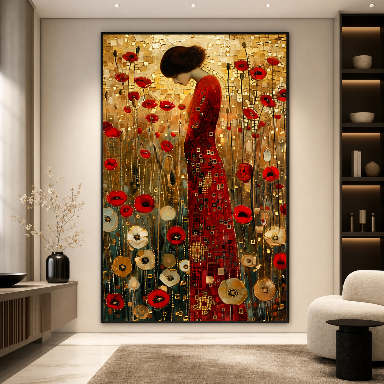 Crimson Bloom Elegance