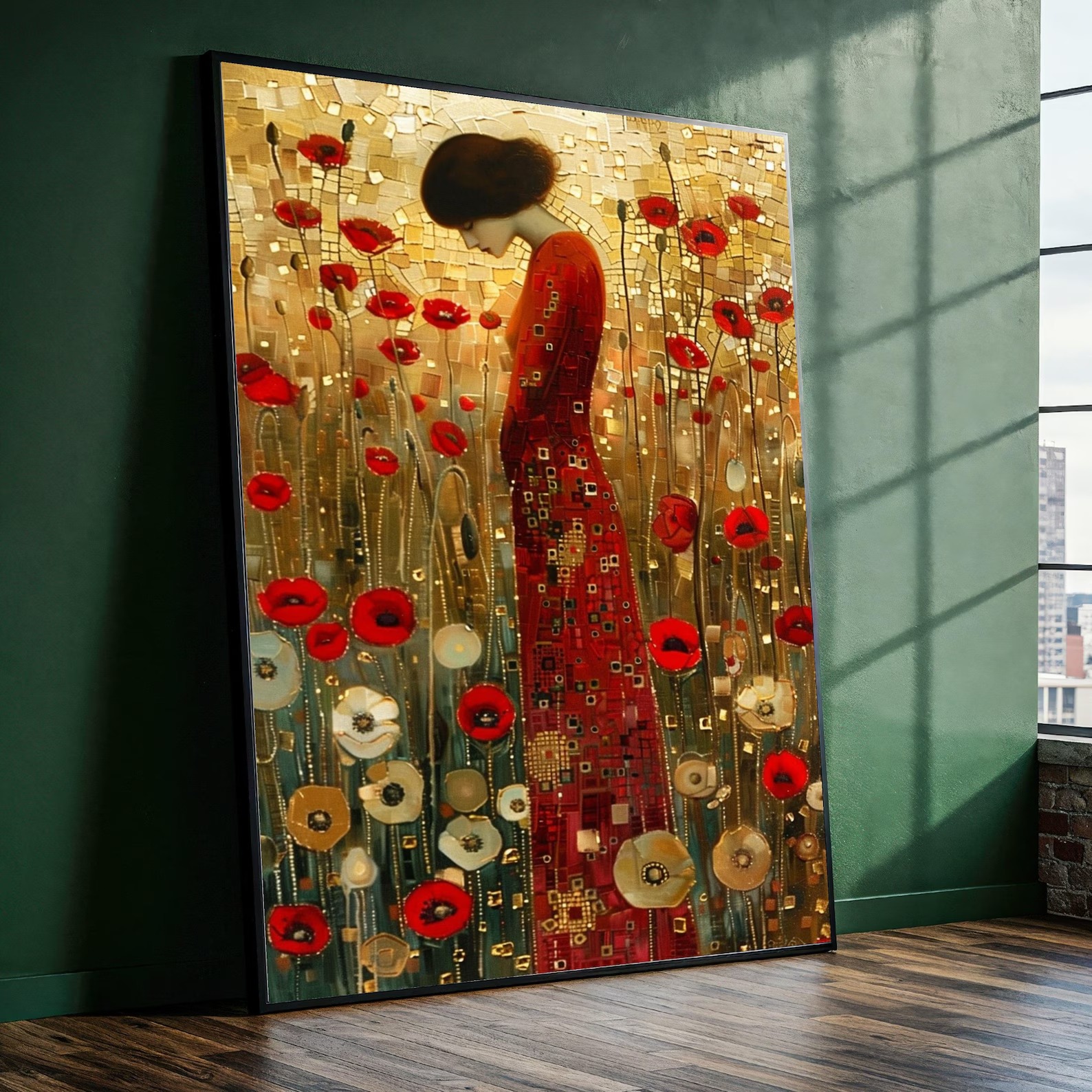 Crimson Bloom Elegance