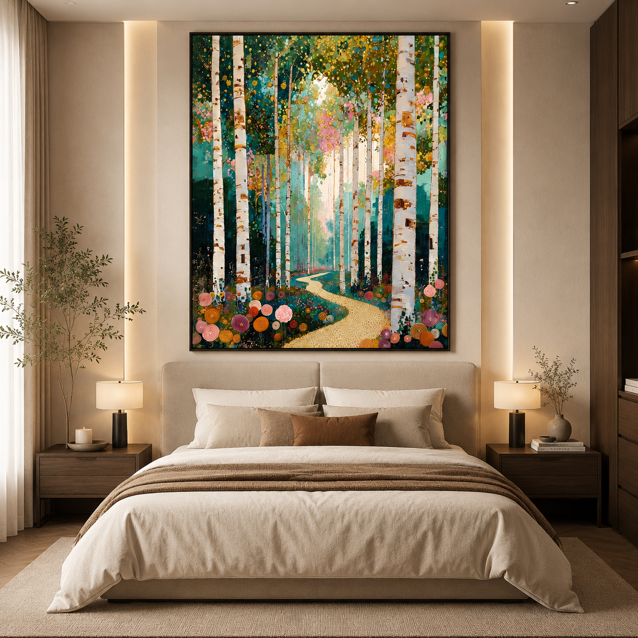 The Luminous Birch Trail