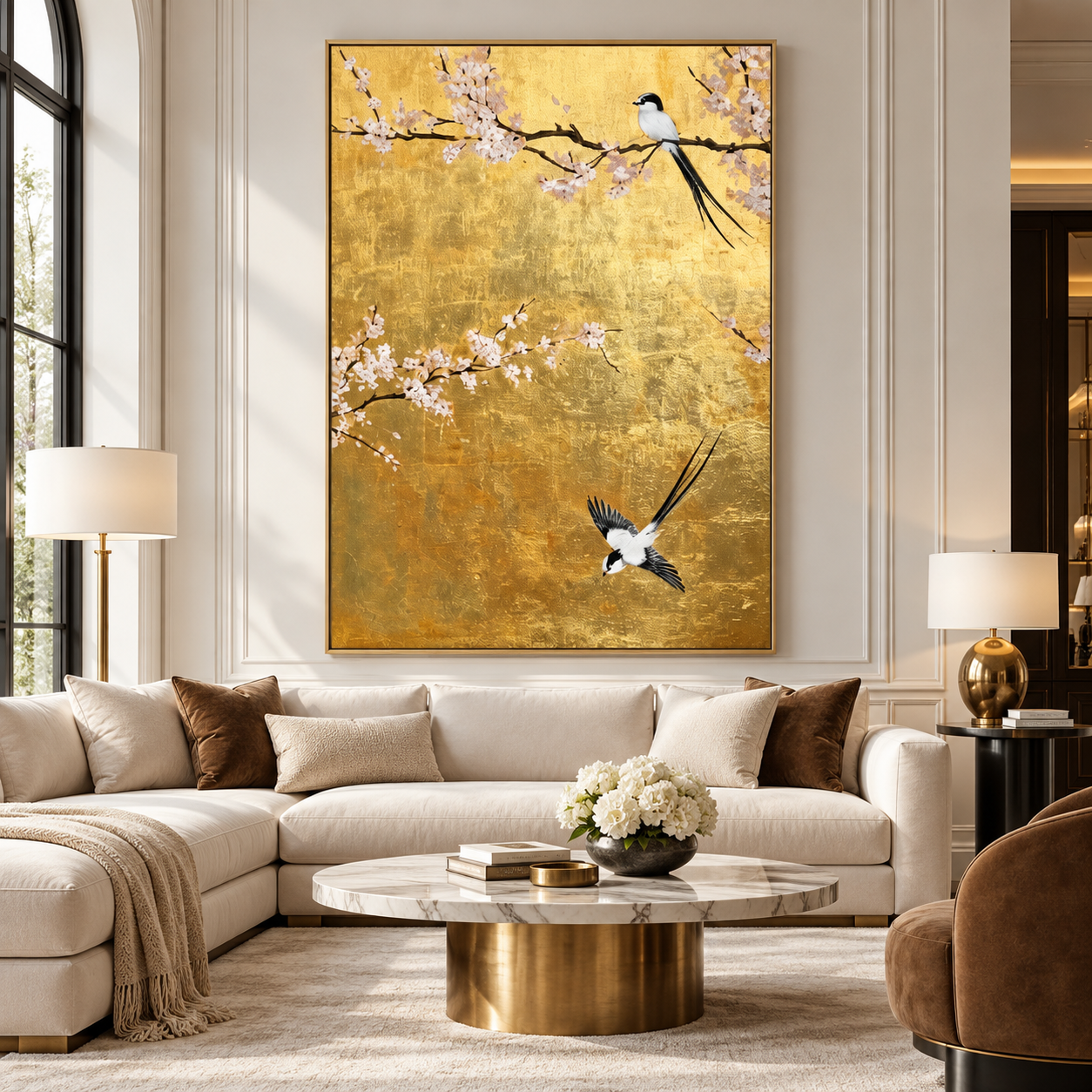 Blossom Flight Oil Painting