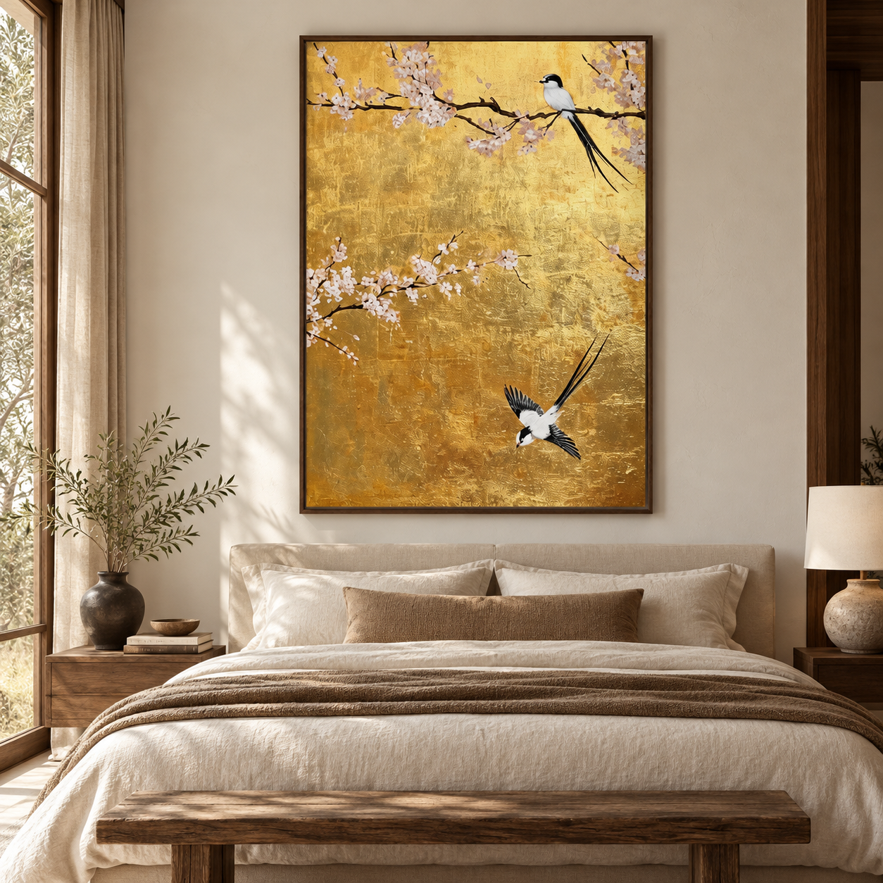 Blossom Flight Oil Painting