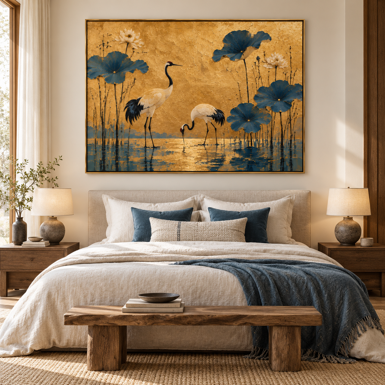 Serenity in the Golden Lotus Pond