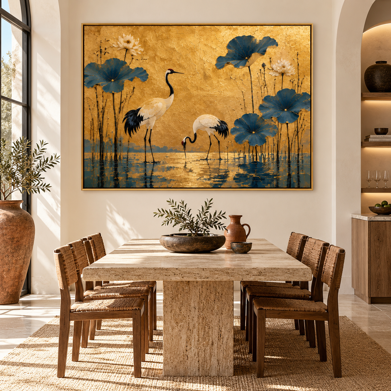 Serenity in the Golden Lotus Pond