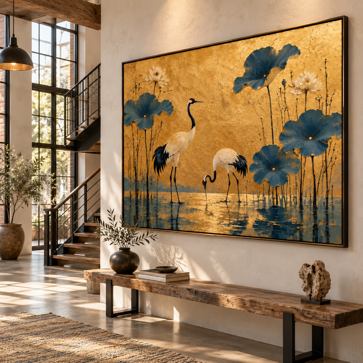 Serenity in the Golden Lotus Pond