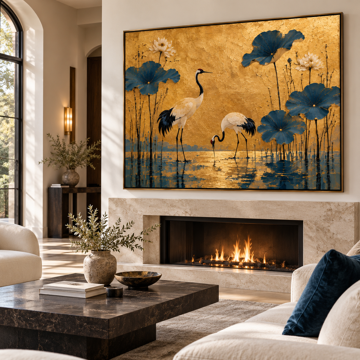 Serenity in the Golden Lotus Pond