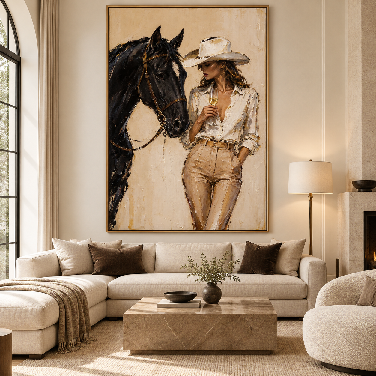 Champagne Cowgirl Elegance