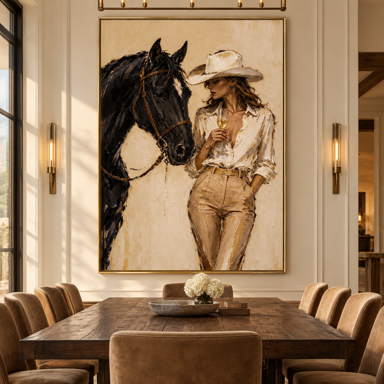 Champagne Cowgirl Elegance