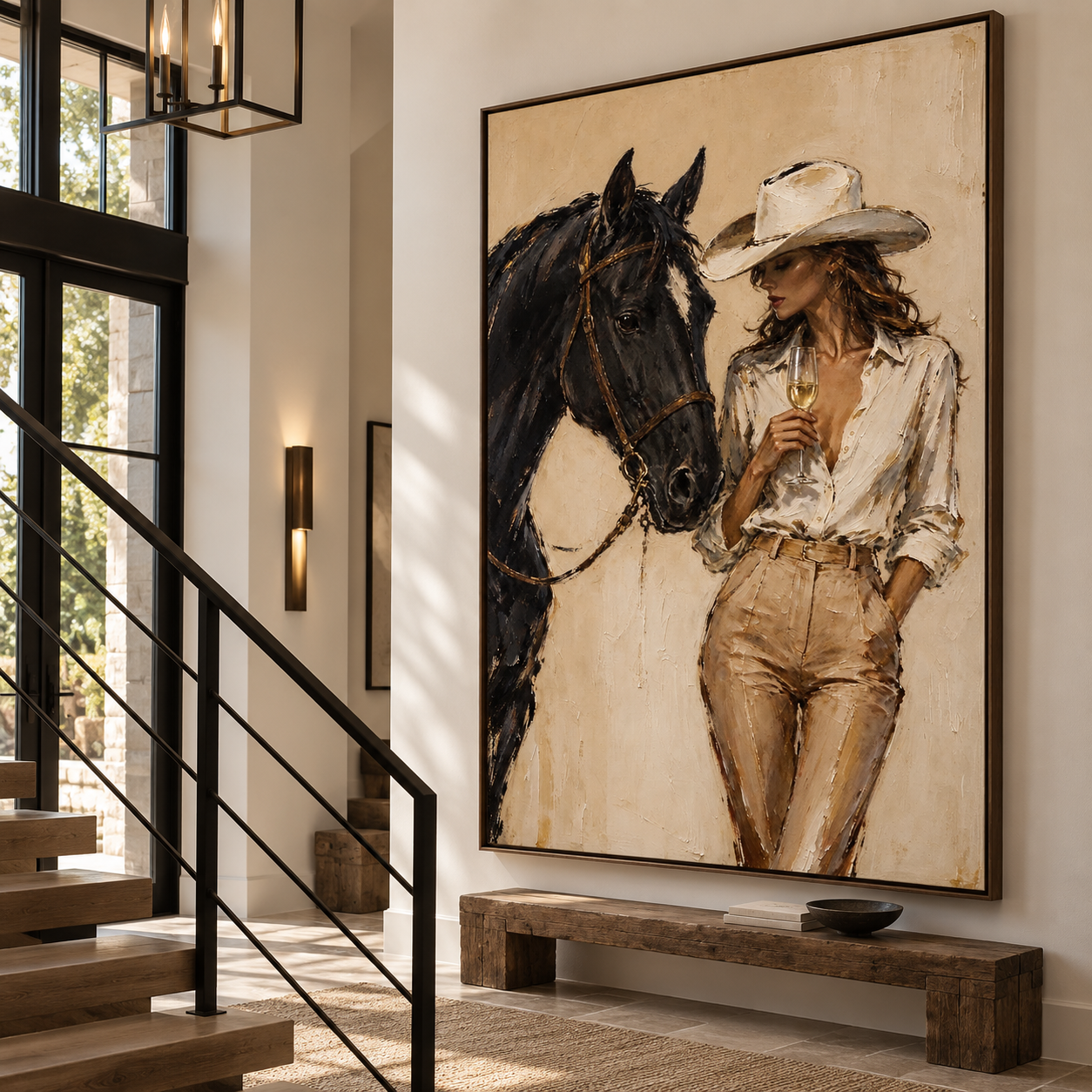 Champagne Cowgirl Elegance