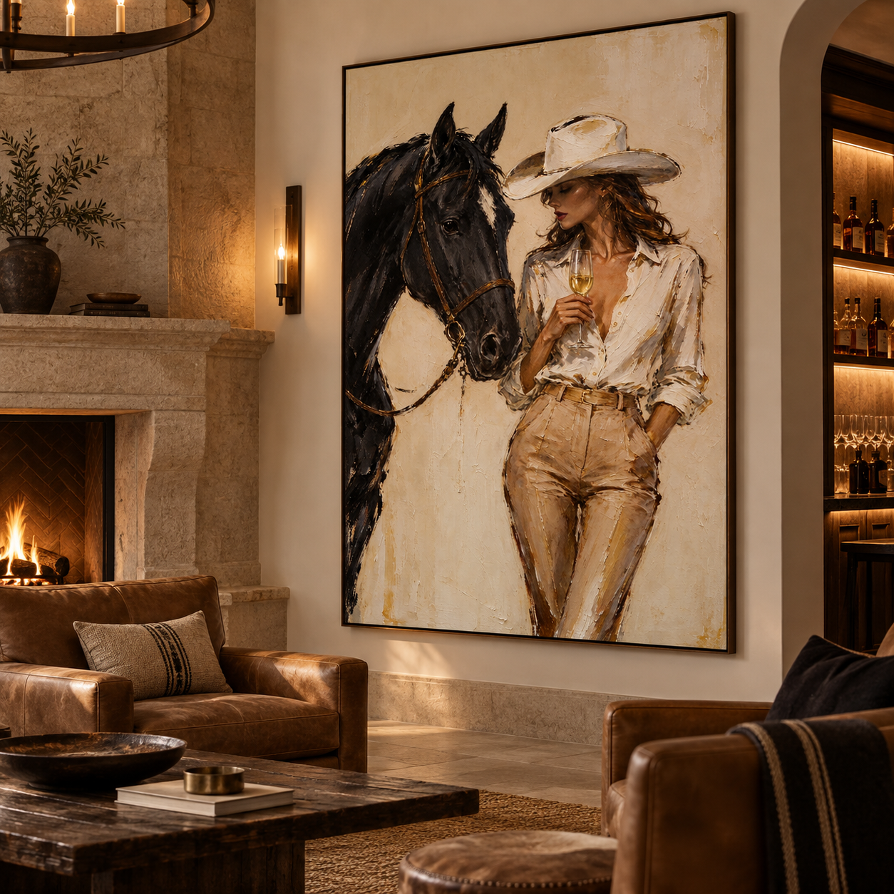 Champagne Cowgirl Elegance