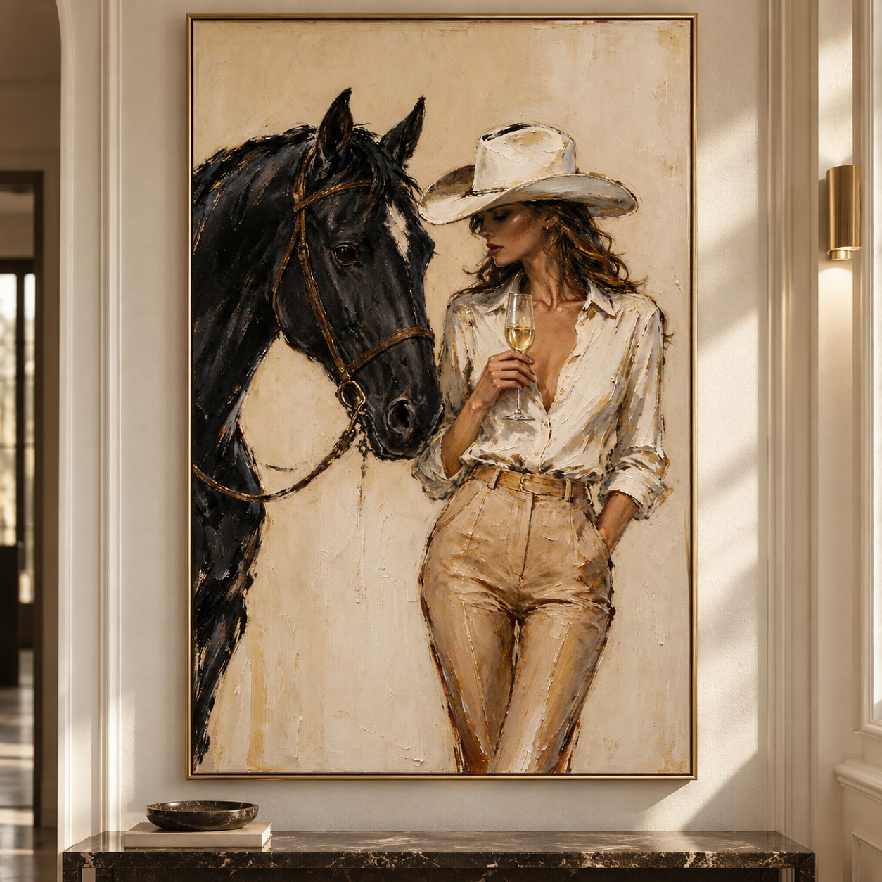 Champagne Cowgirl Elegance