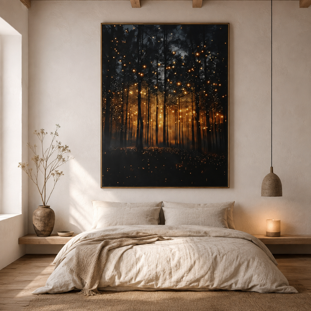 Midnight Ember Forest