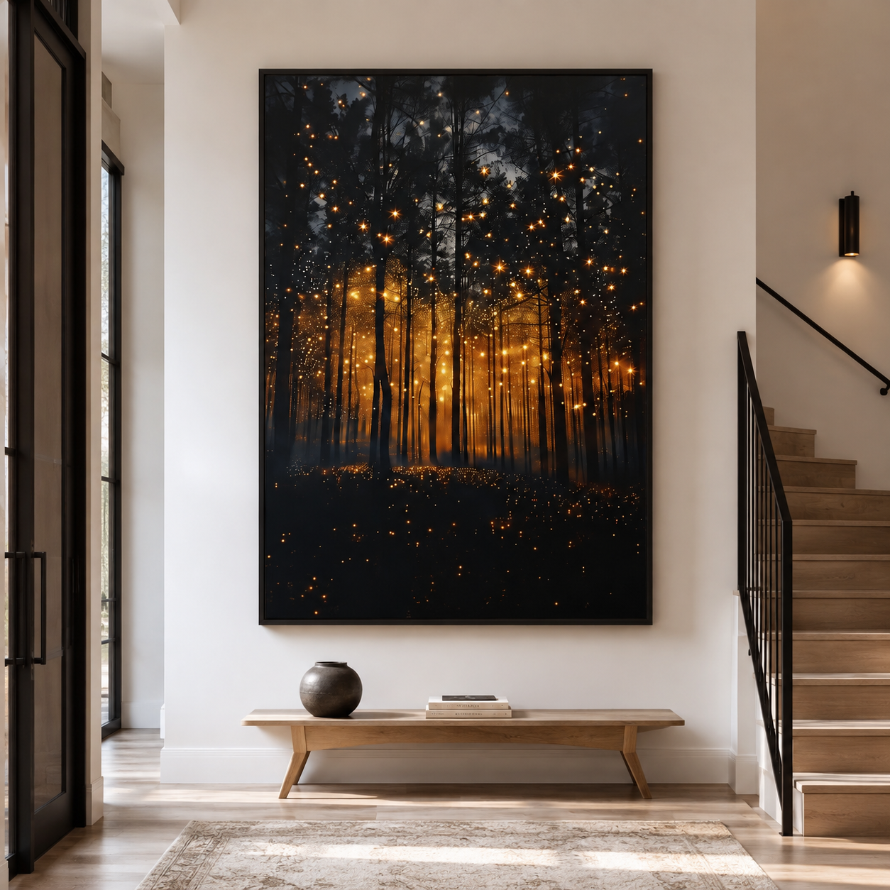Midnight Ember Forest