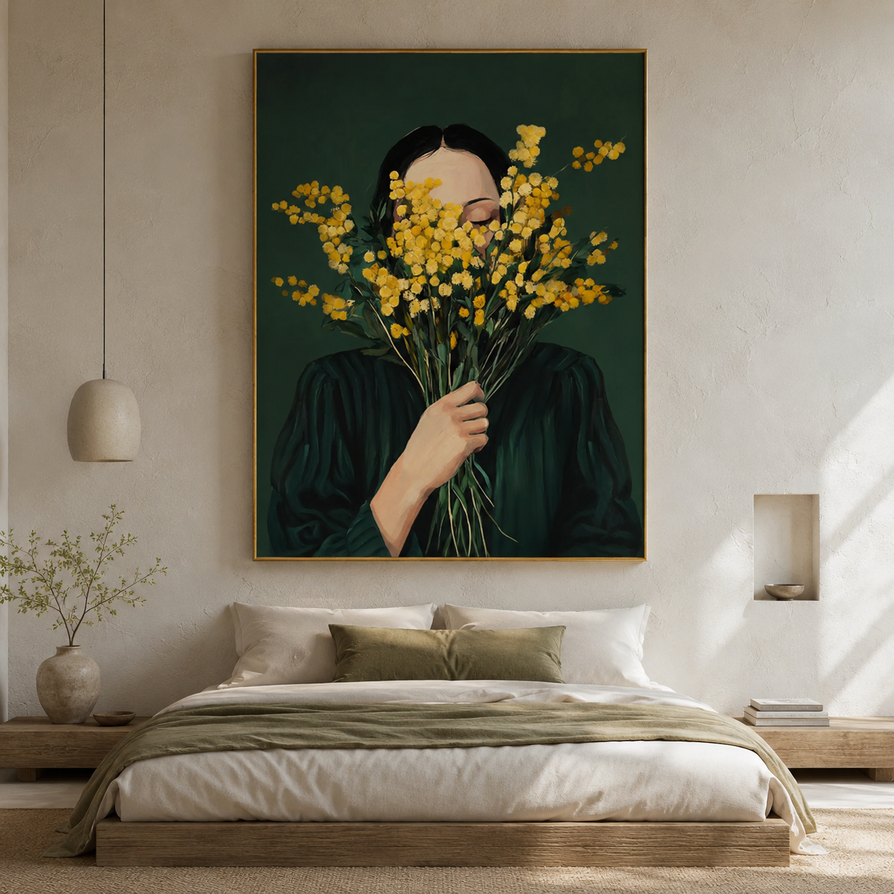 Floral Woman Wall Art | Hidden in Bloom