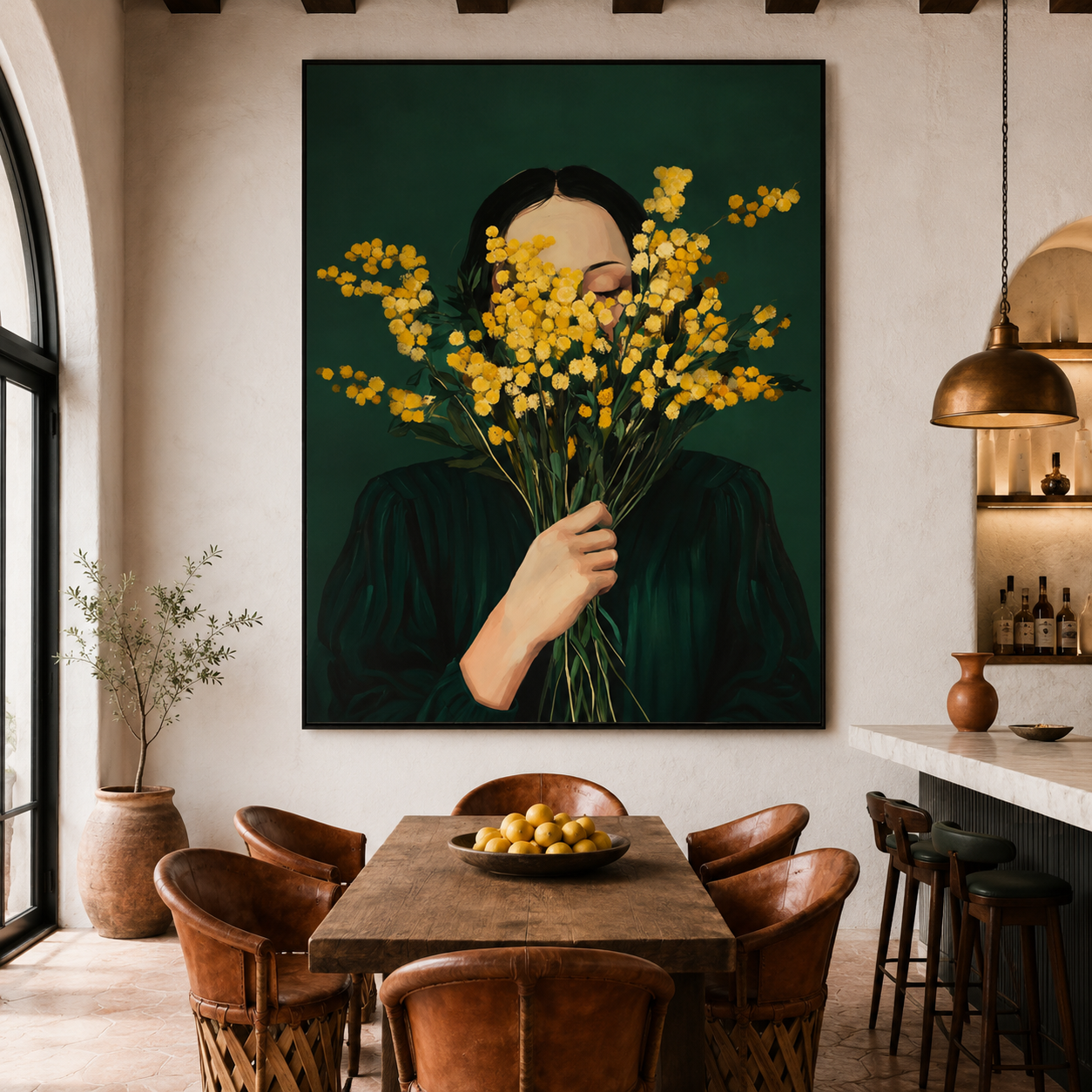 Floral Woman Wall Art | Hidden in Bloom
