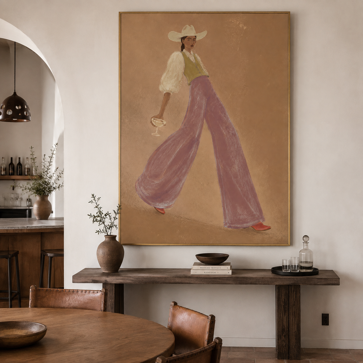 Western Cowgirl Wall Art | Desert Stride