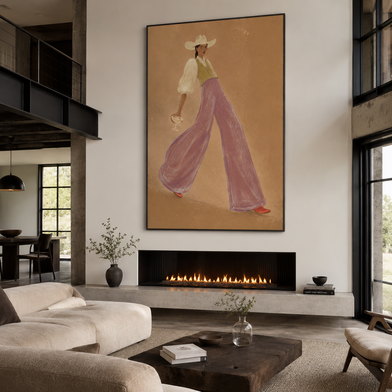 Western Cowgirl Wall Art | Desert Stride