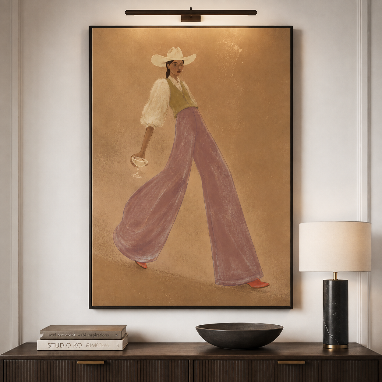 Western Cowgirl Wall Art | Desert Stride