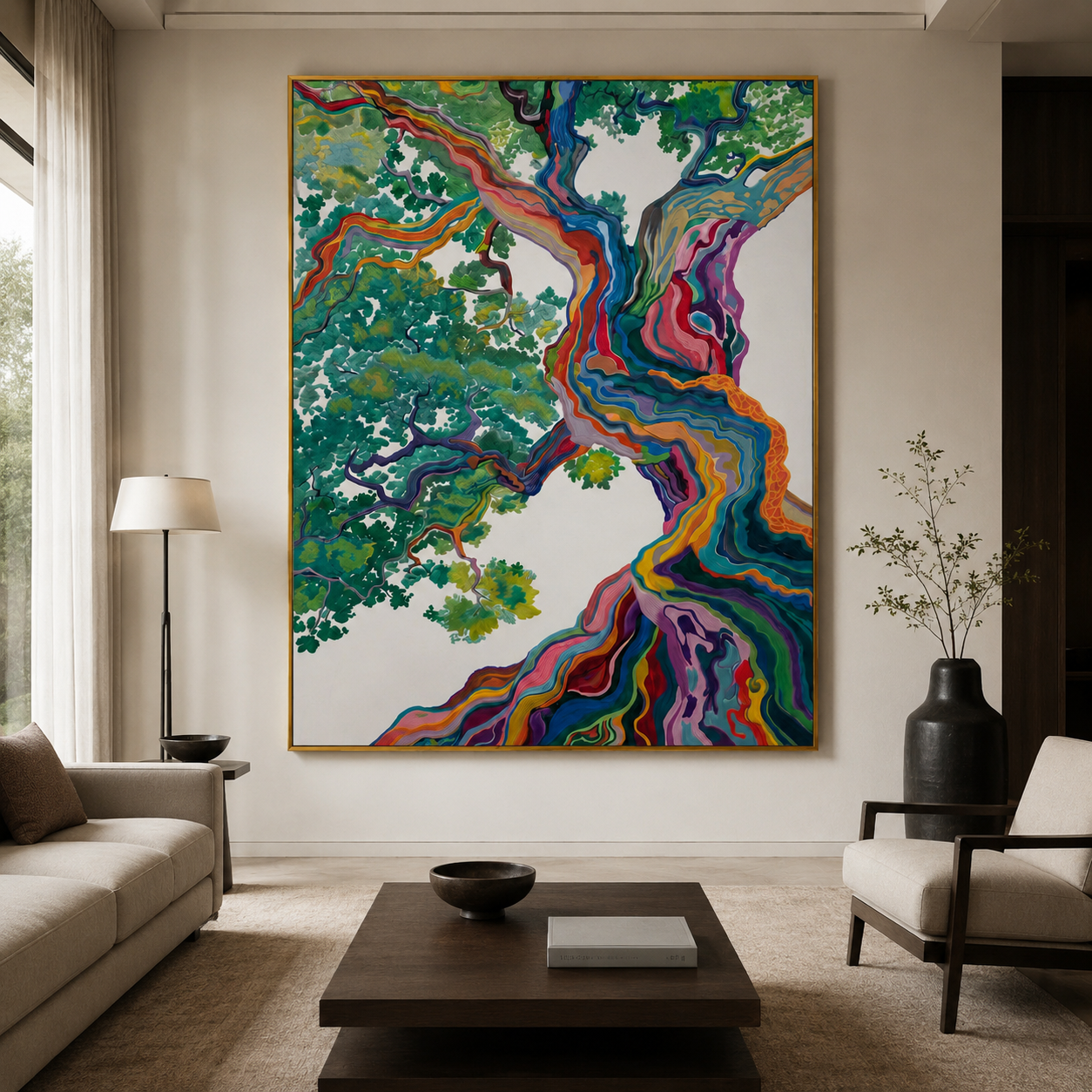 Colorful Tree Wall Art