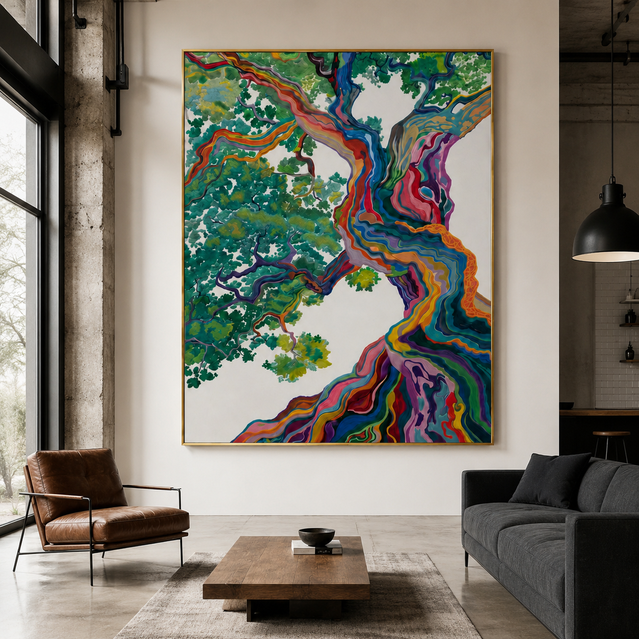 Colorful Tree Wall Art