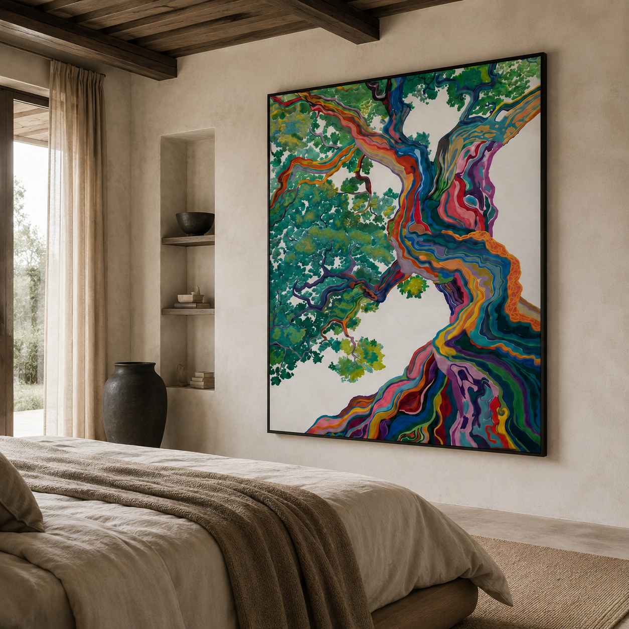 Colorful Tree Wall Art