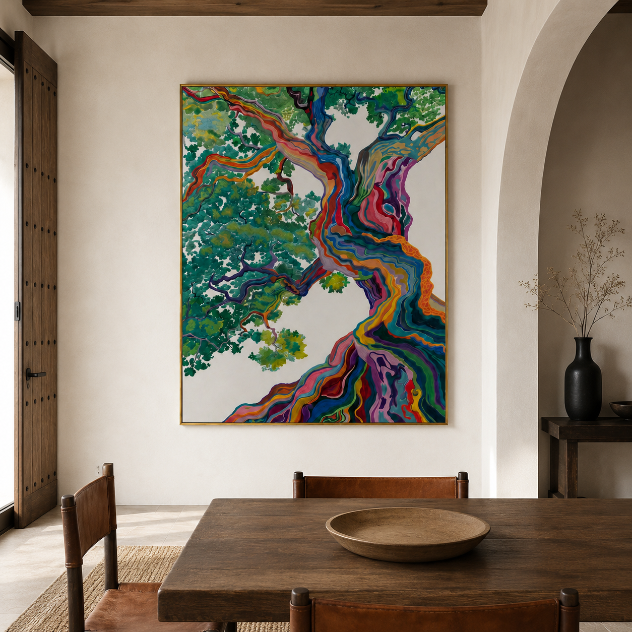 Colorful Tree Wall Art
