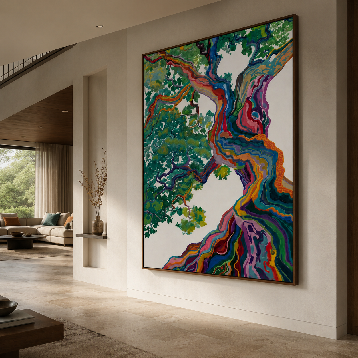 Colorful Tree Wall Art
