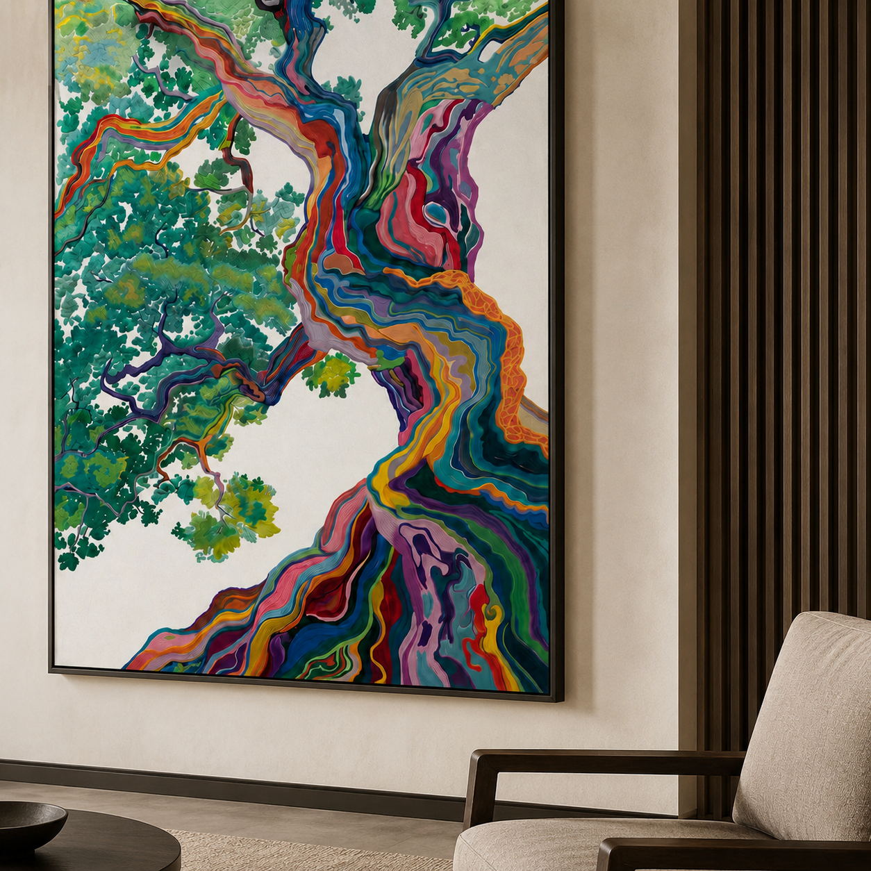 Colorful Tree Wall Art