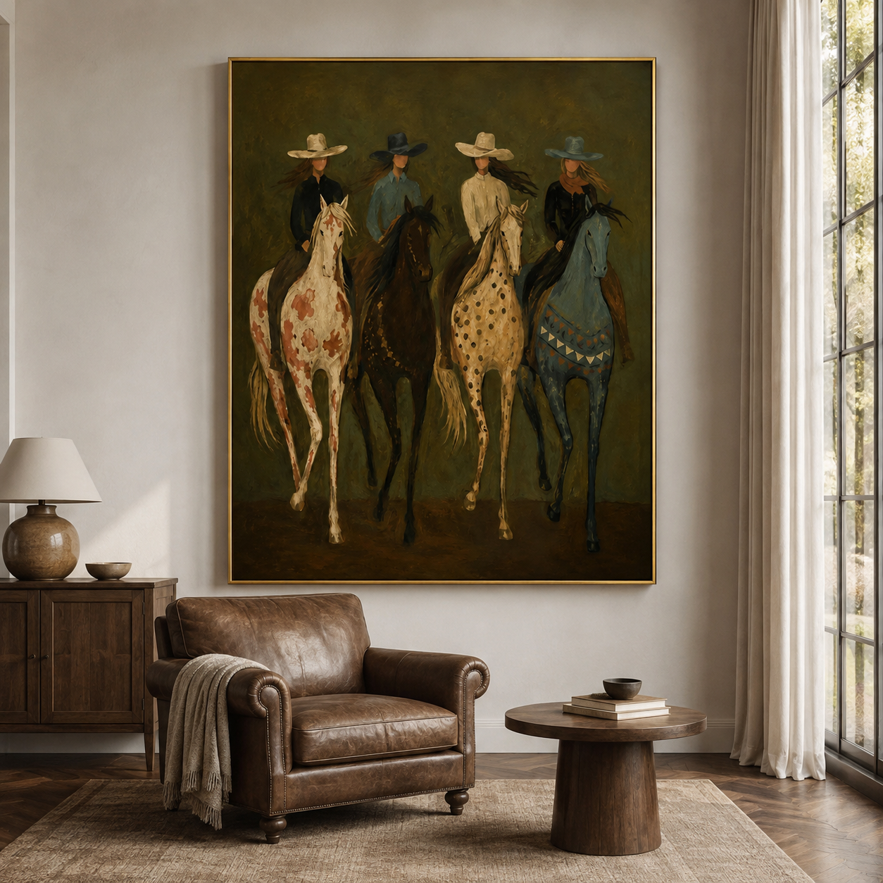 Western Cowgirl Wall Art