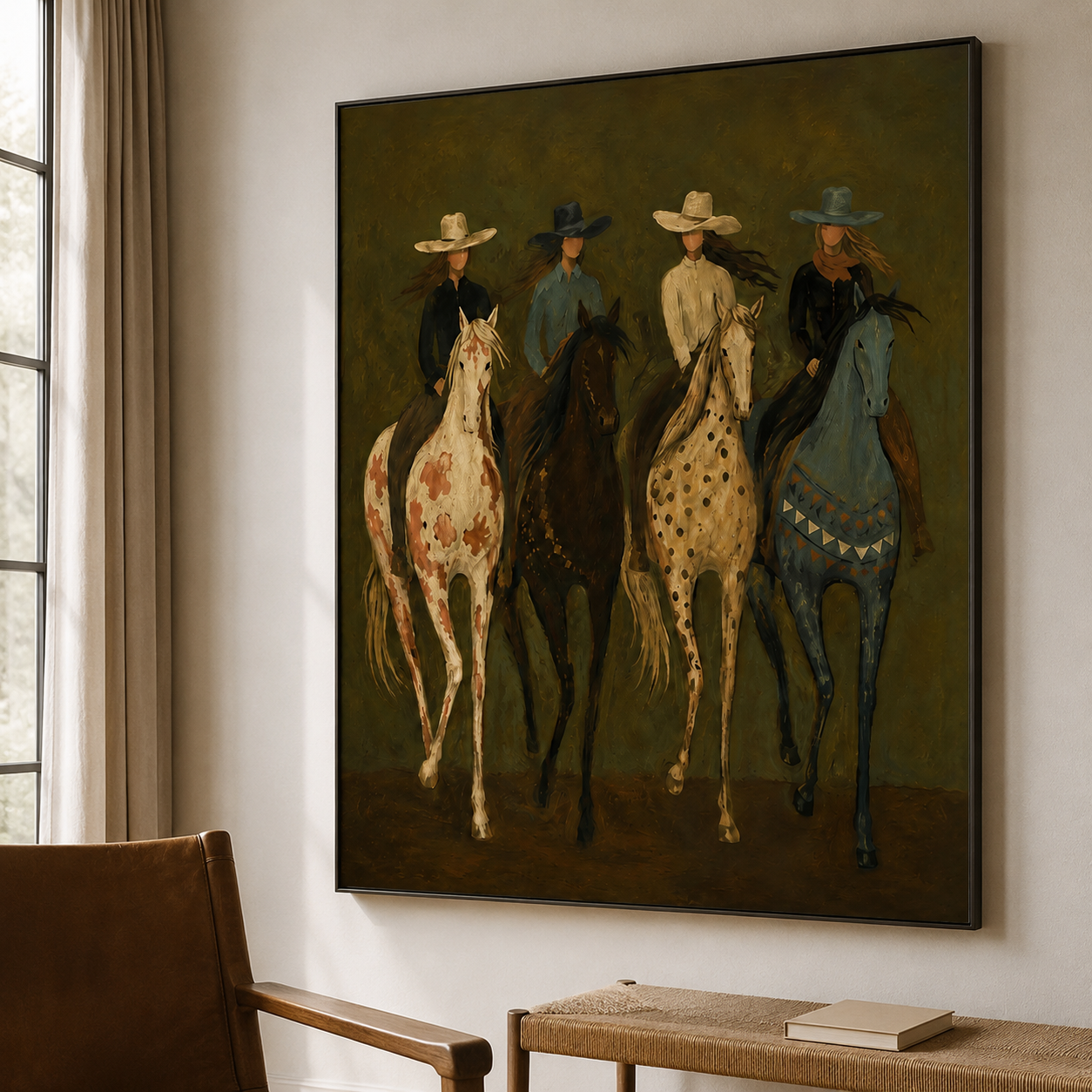 Western Cowgirl Wall Art