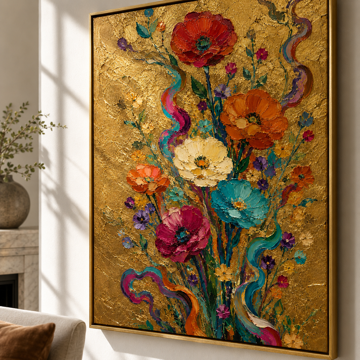Opulent Petal Symphony