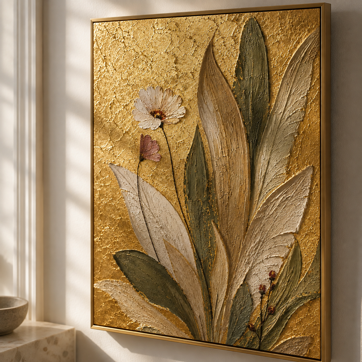 Golden Meadow Leaves