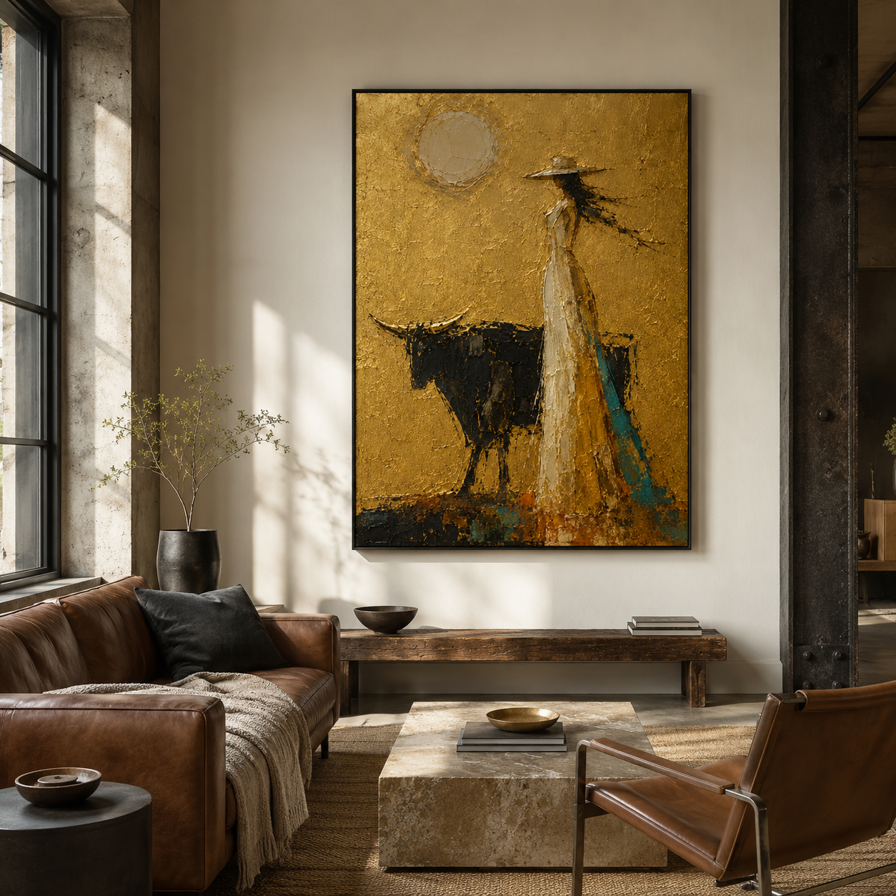 Ivory Wind and Bull