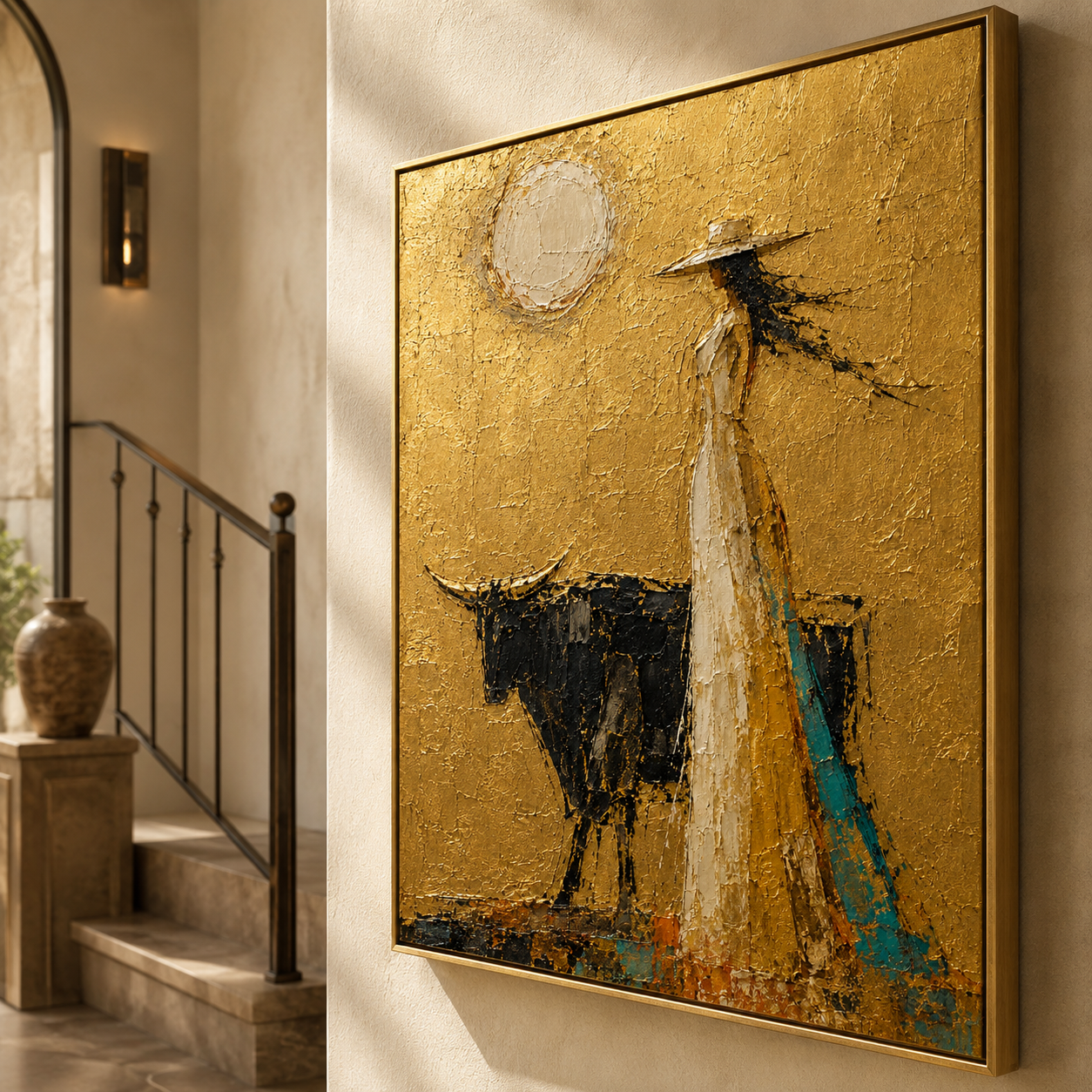 Ivory Wind and Bull