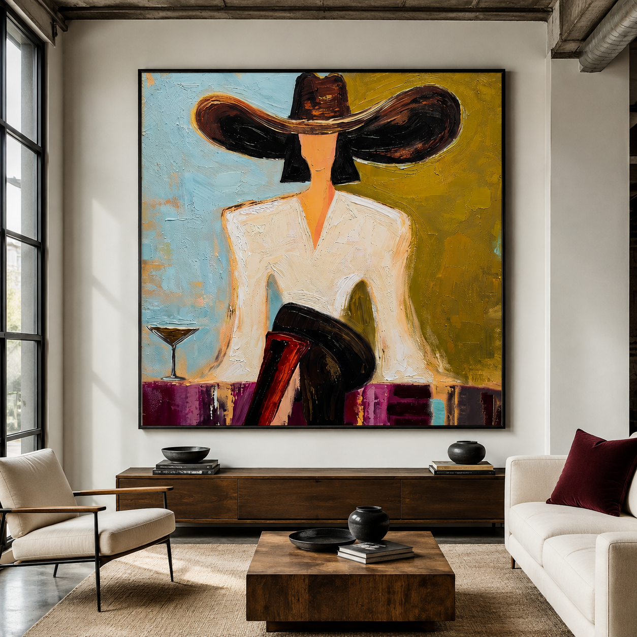 Western Woman Wall Art | After the Last Toast