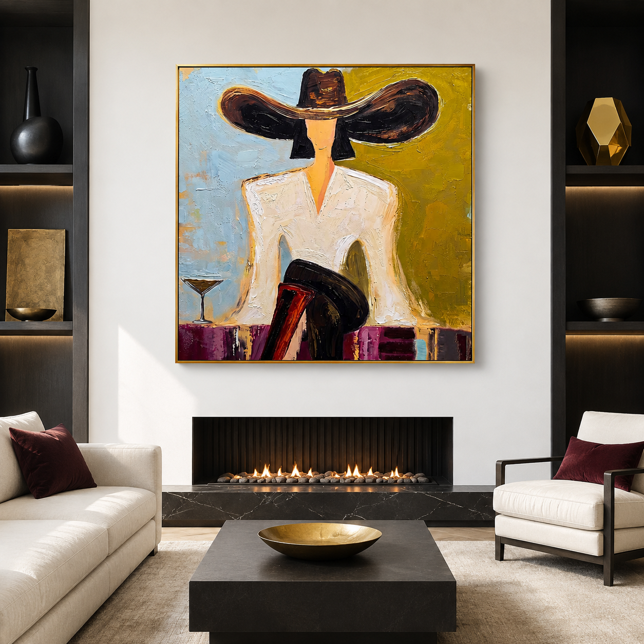 Western Woman Wall Art | After the Last Toast