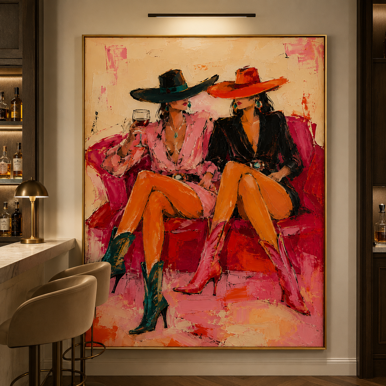 Pink Lounge Muses