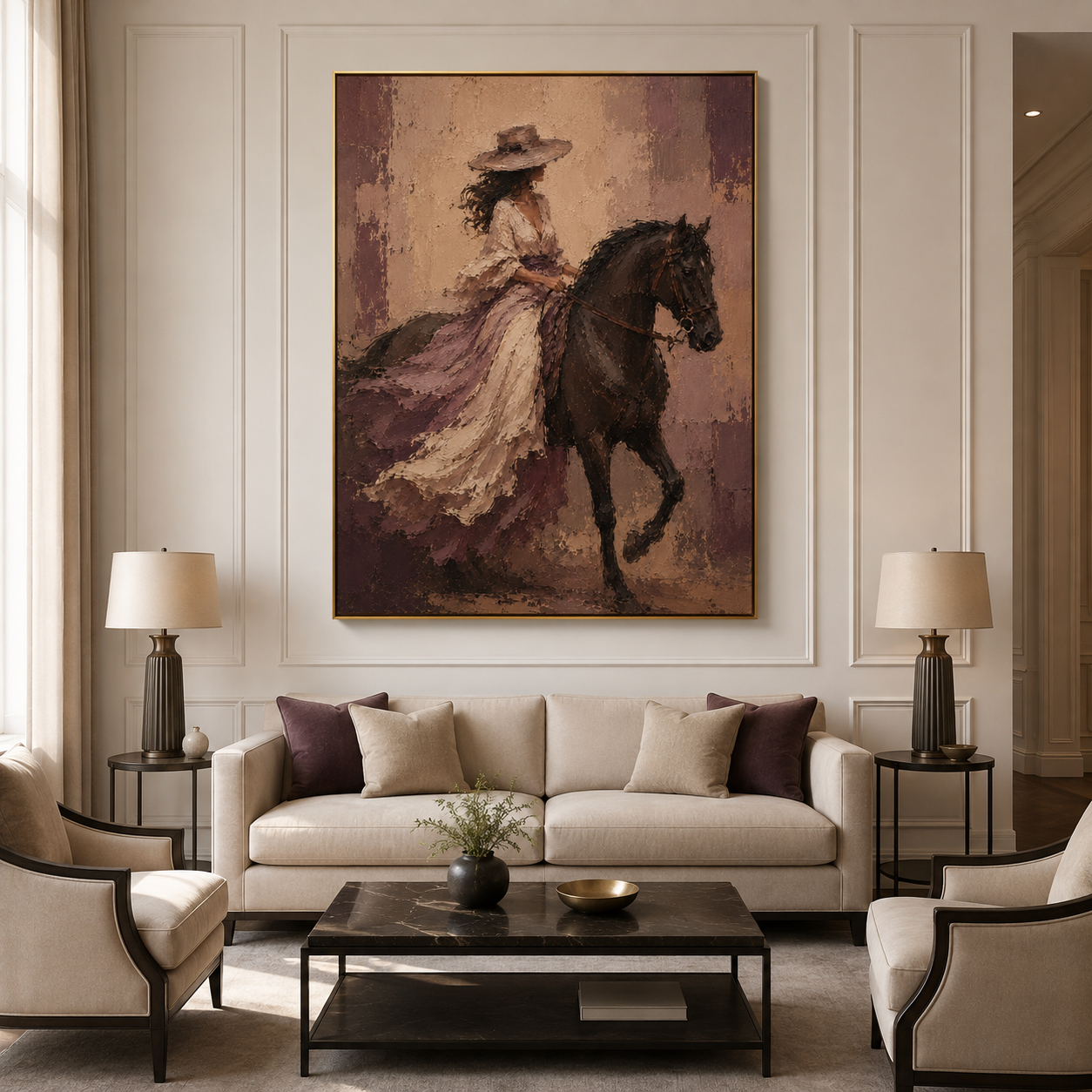 Mauve Riding Reverie