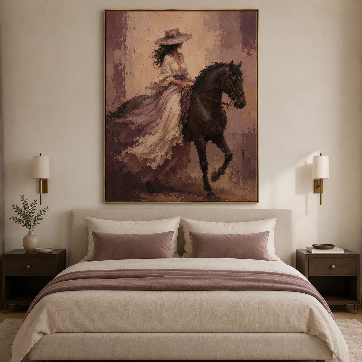 Mauve Riding Reverie