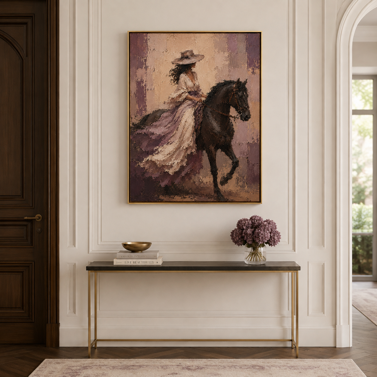 Mauve Riding Reverie