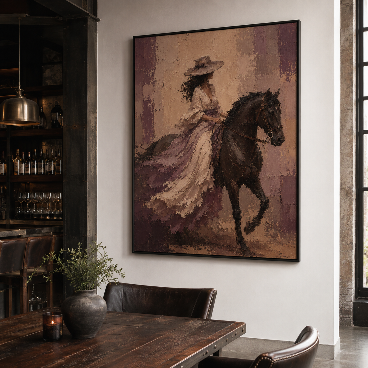 Mauve Riding Reverie