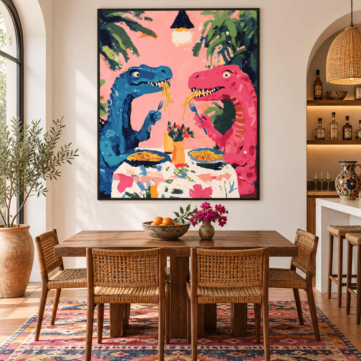 Pasta with Prehistoric Friends