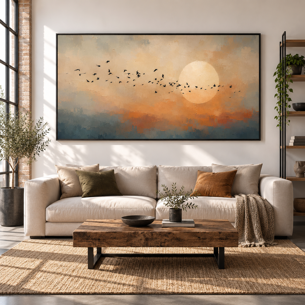 Flight Through Amber Light