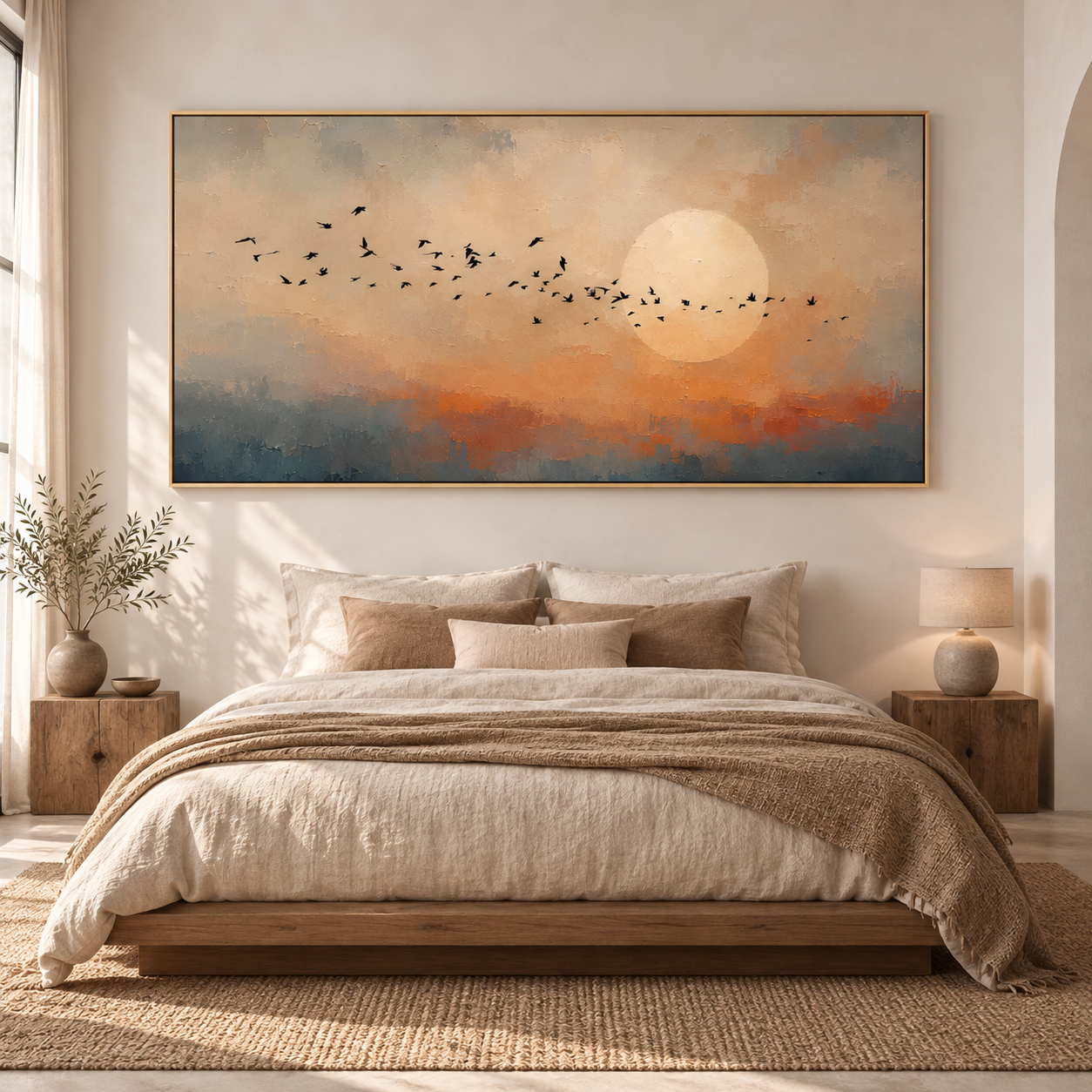 Flight Through Amber Light