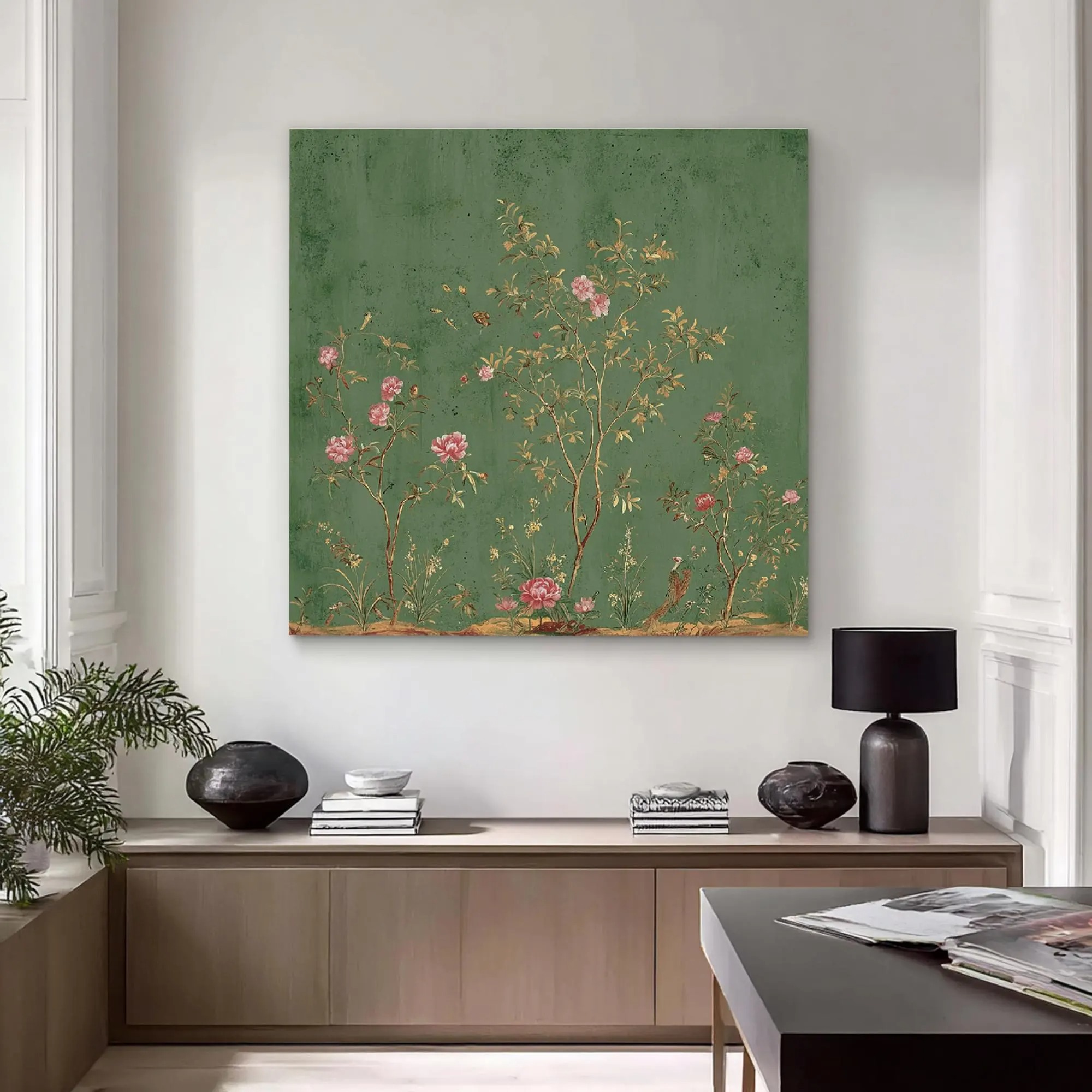 Green Floral
