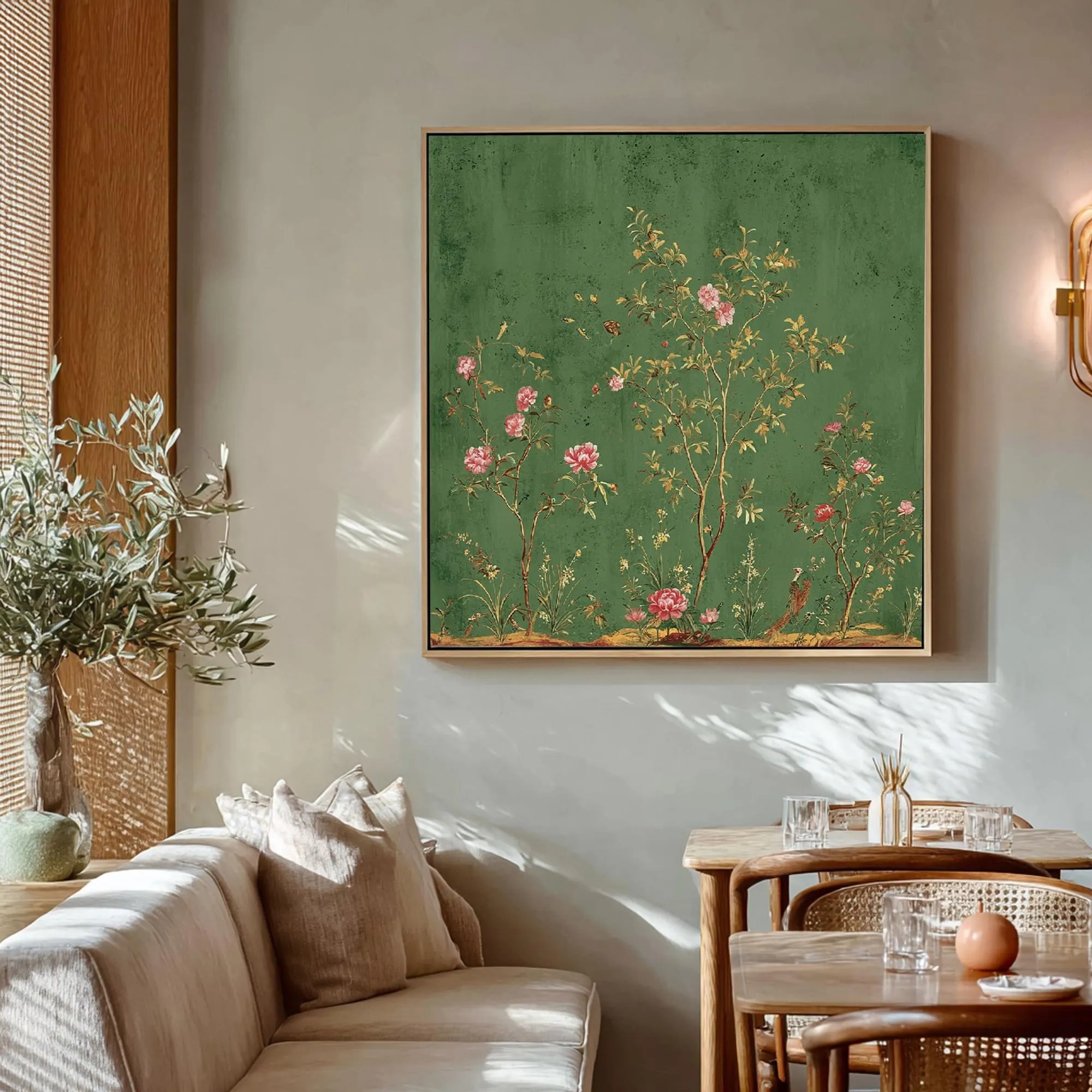Green Floral