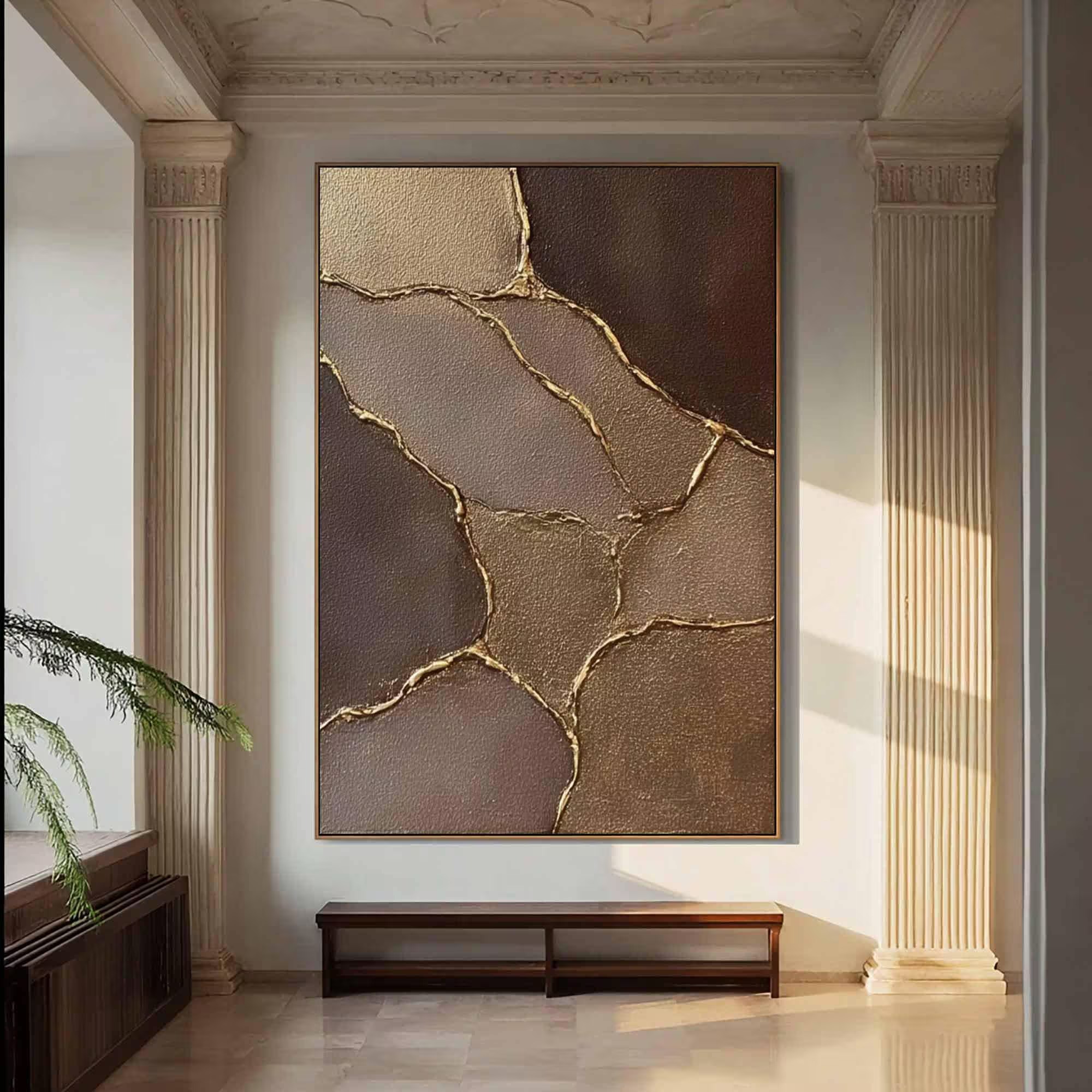 Strata of Burnt Umber