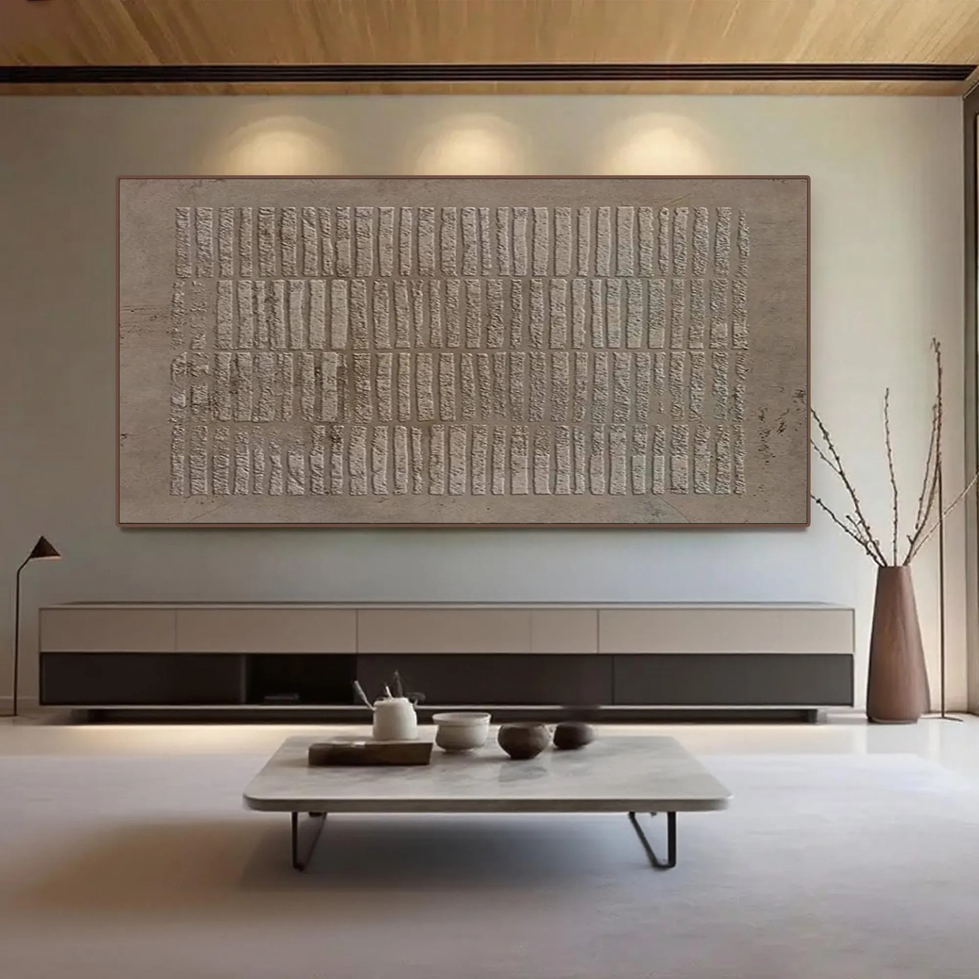 Beige Brown Plaster